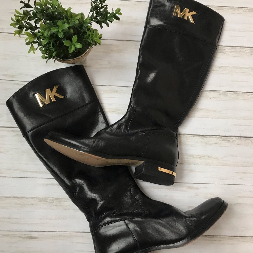✩ Michael Kors ✩ tall black boots